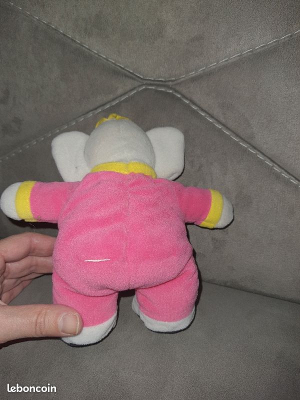 Peluche hochet babar (image 2)