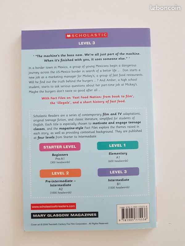 Livre anglais *niveau B1 (image 2)