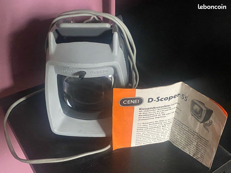 ANCIENNE VISIONNEUSE A Diapositives Aldis Aldisette 3 EUR 40,00