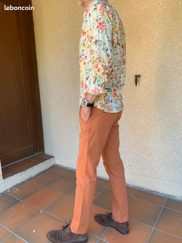 Pantalon chino Dockers, corail, taille 31/32 (image 3)
