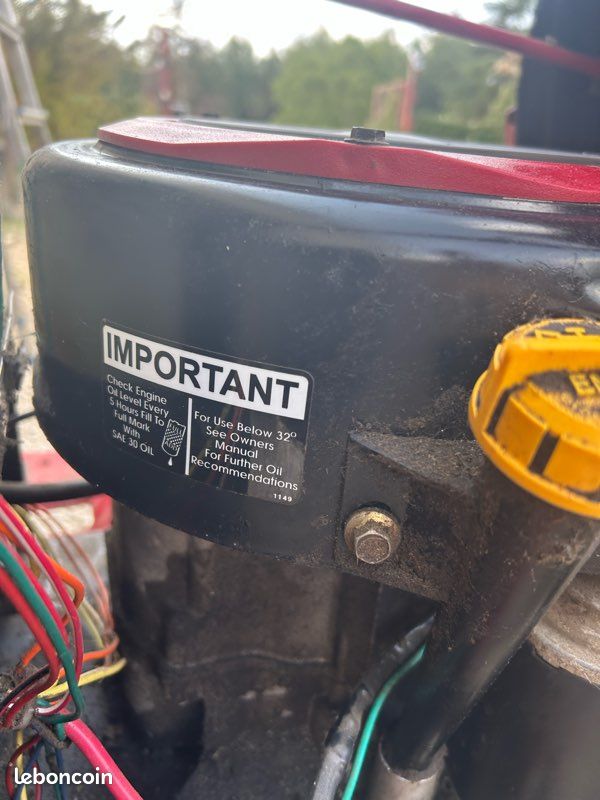 Moteur de tracteur tondeuse formula 11.5CV (image 5)