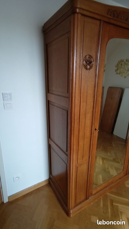 Armoire penderie en chêne (image 2)