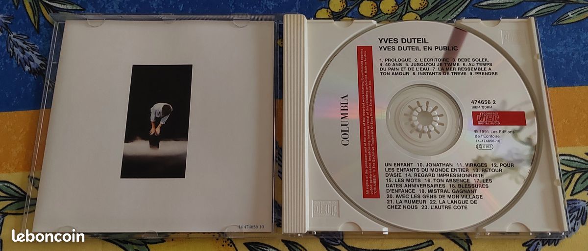 CD Yves Duteil - En Public (image 3)