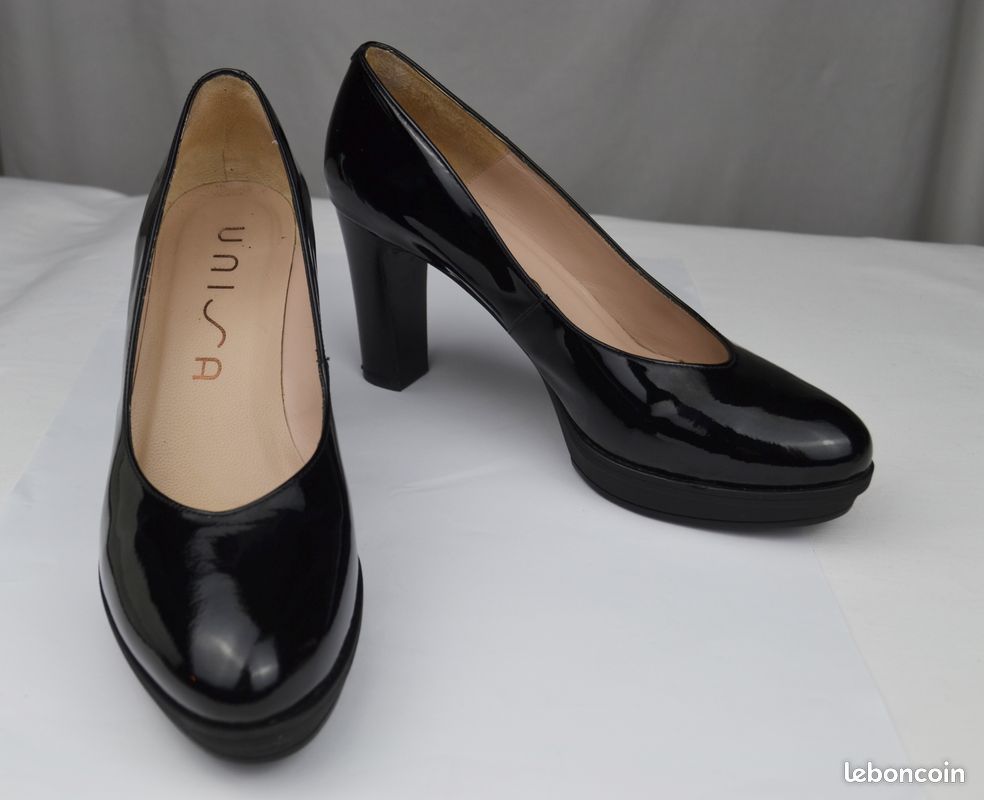 Escarpins Unisa Chaussures Avis UNISA Escarpin MARIS En Cuir Daim NOIR