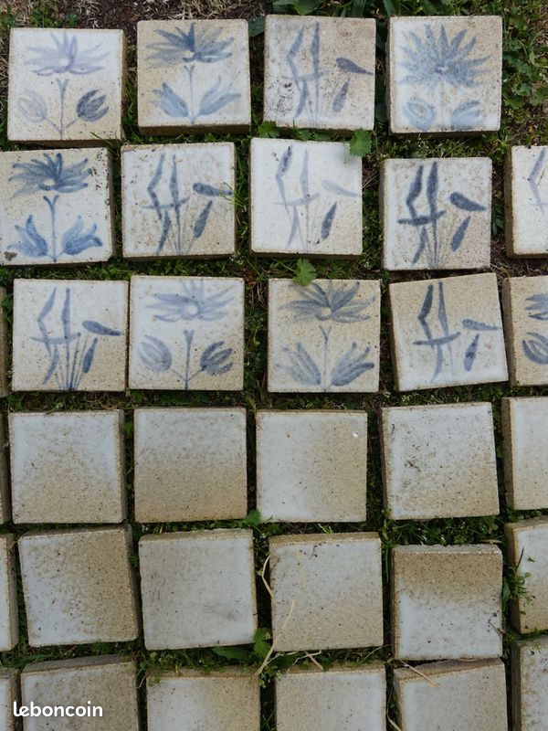Lot de carrelage carreaux en grès vintage 10E (image 2)