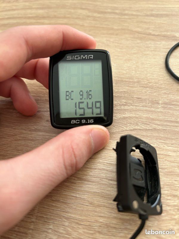 Compteur De Vélo Sigma Sport BC 9.16 D’occasion, Fonctionnel, Noir