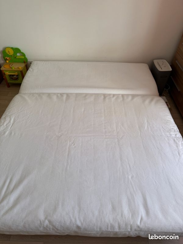 Canapé ikea convertible clic clac blanc 160x200 cm (image 5)