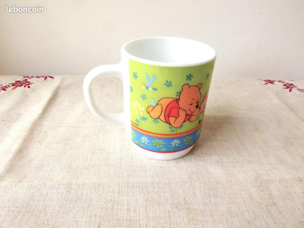 Mug Winnie l'ourson et Porcinet - Disney / Luminarc - Etat neuf (image 6)