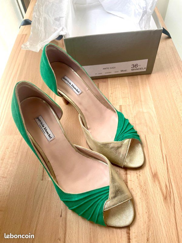 Escarpins verts Patricia Blanchet 36 Chaussures