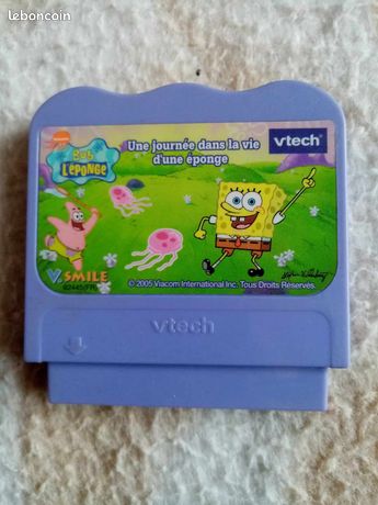 Jeu Bob L'éponge Pour V.Smile Pro – Vtech, Neuf Sous Blister, éducatif