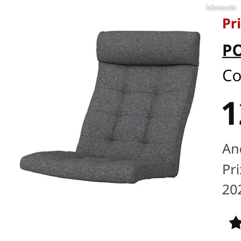 Housse fauteuil Ikea poang Ameublement