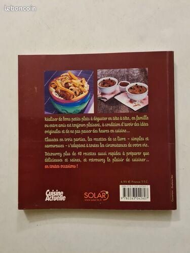 [Livre] Recettes minute - Bon état (image 2)
