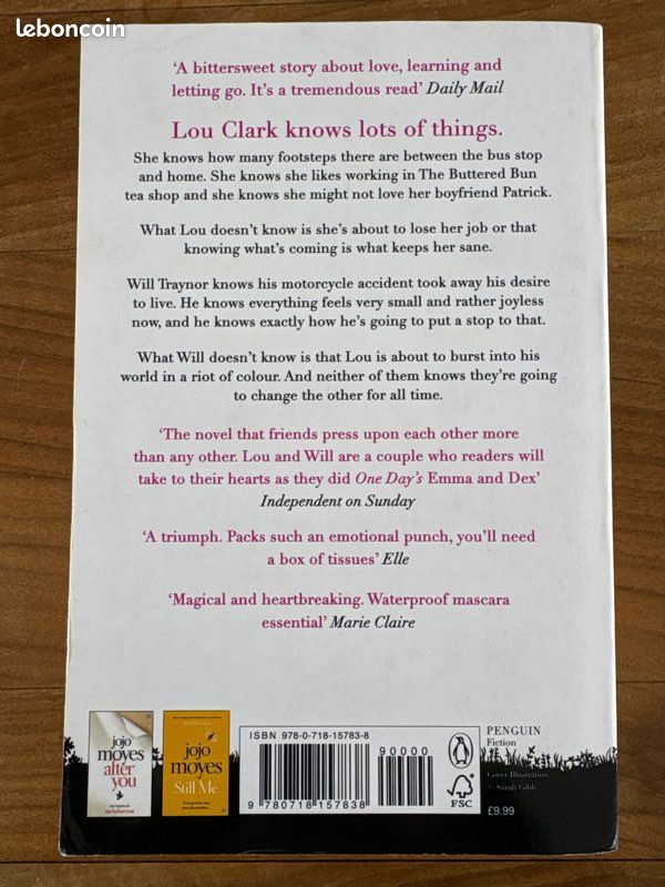Me before you. Jojo Moyes (image 2)