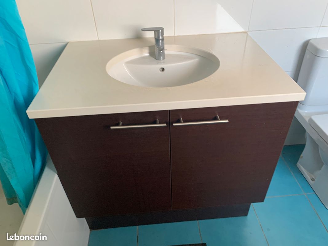 Meuble SDB + Vasque + Miroir (image 2)