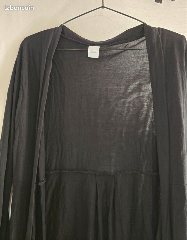 Gilet Noir Camaïeu T: 1 (image 1)