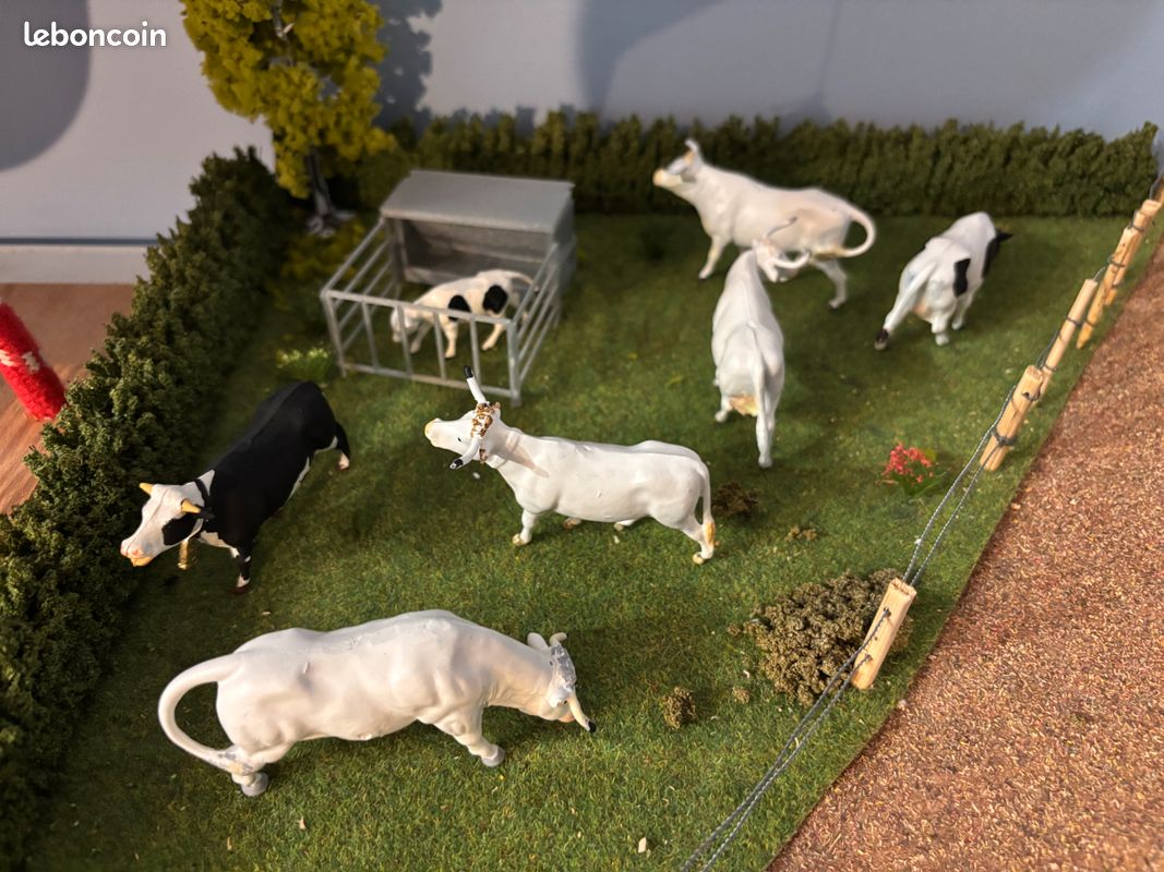 Figurines Starlux 2543 - Copies En Résine à Peindre Pour Vaches Ou Ferme - Neuf