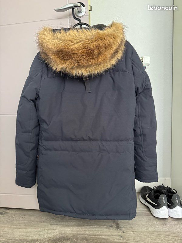 Parka Chevignon Vintage Gris Taille L - Neuf Avec étiquettes - Style Décontracté Années 90