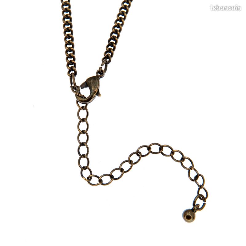 Pendentif Ancien Ovale En émaux D'art - Bijou Vintage Astral Multicolore - Réf. 3104 - Parfait état