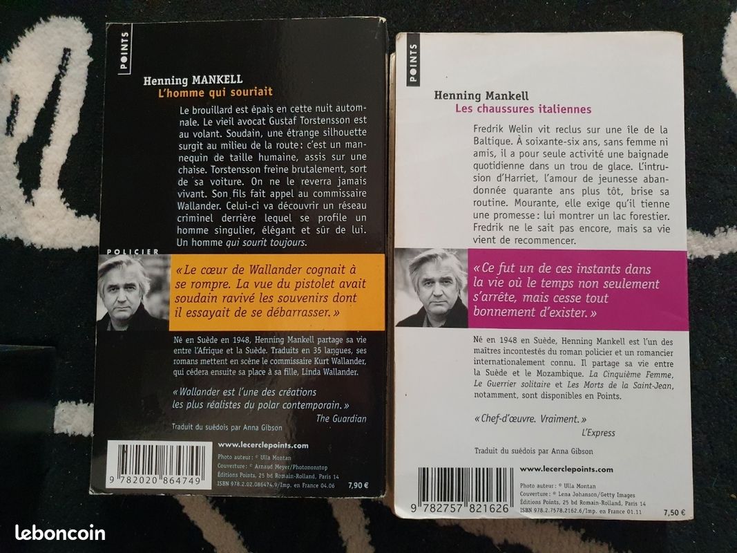 Lot de 2 romans d Henning Mankell (image 3)