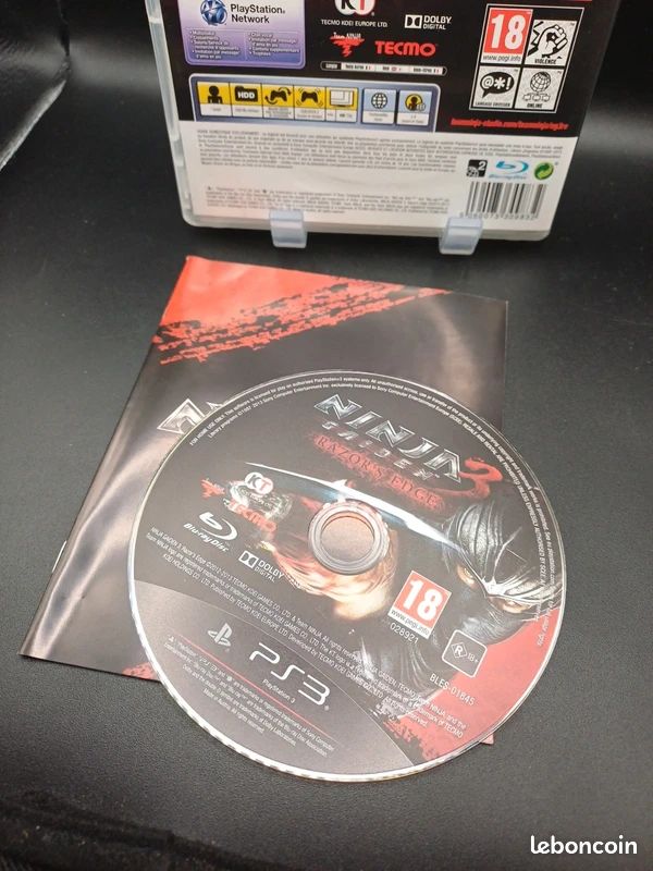 Ninja Gaiden 3: Razor's Edge - Jeu PS3 / PlayStation 3 Complet, En Très Bon état, PEGI 18