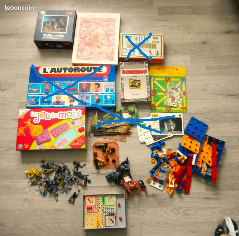 Affaire - Lot de jeux de société , jouets Anciens ( vintage ) ou neufs, (image 1)