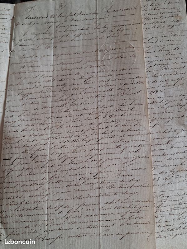 Napoléon Jean Evangéliste Emilien Desmousseaux de Givré vente terrain à Victor Delouje maître maçon Marcilly sur Eure (image 7)