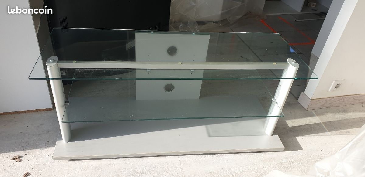 Meuvble TV en verre (image 1)
