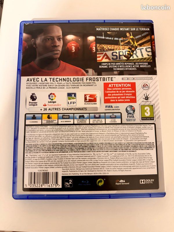 Jeux de ps4 ( fifa 17) (image 2)