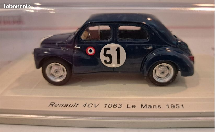 Renault 4CV 1063 68 24 Heures du Mans 1952 Spark S5221