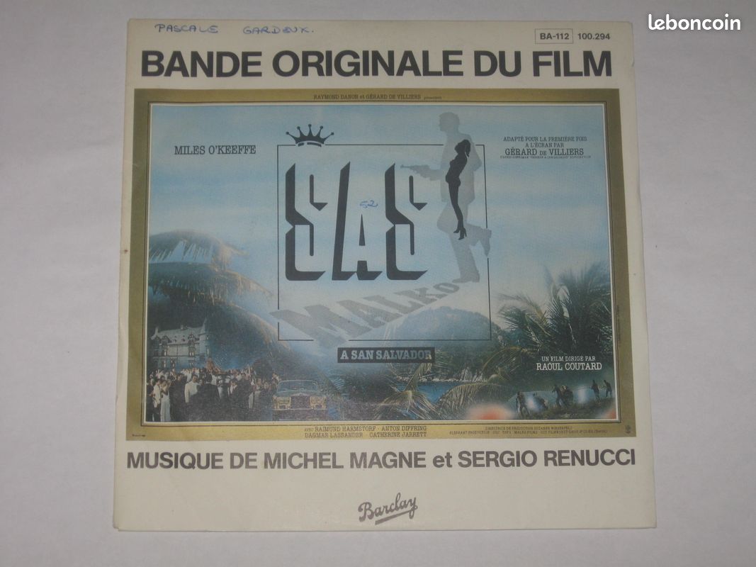 Michel Magne Et Sergio Renucci – Bande Originale Du Film "S.A.S. / 45T (image 1)