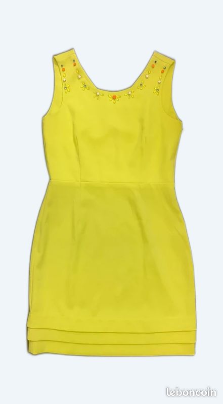 Robe Yumi Taille 38 - 100% Polyester Multicolore - Longueur Genou - Occasion Très Bon état