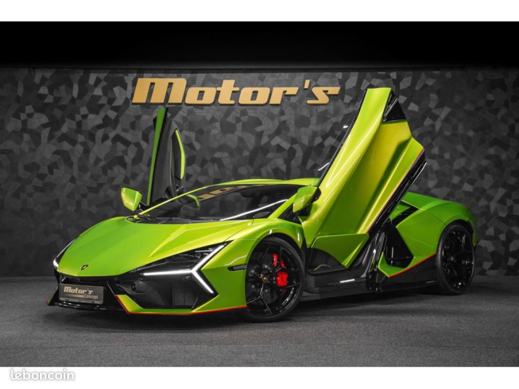 Lamborghini revuelto AD PERSONAM - VERDE CITREA / ROSSO MARS TVA 6.5 V12 1.015CH Baquets (image 1)