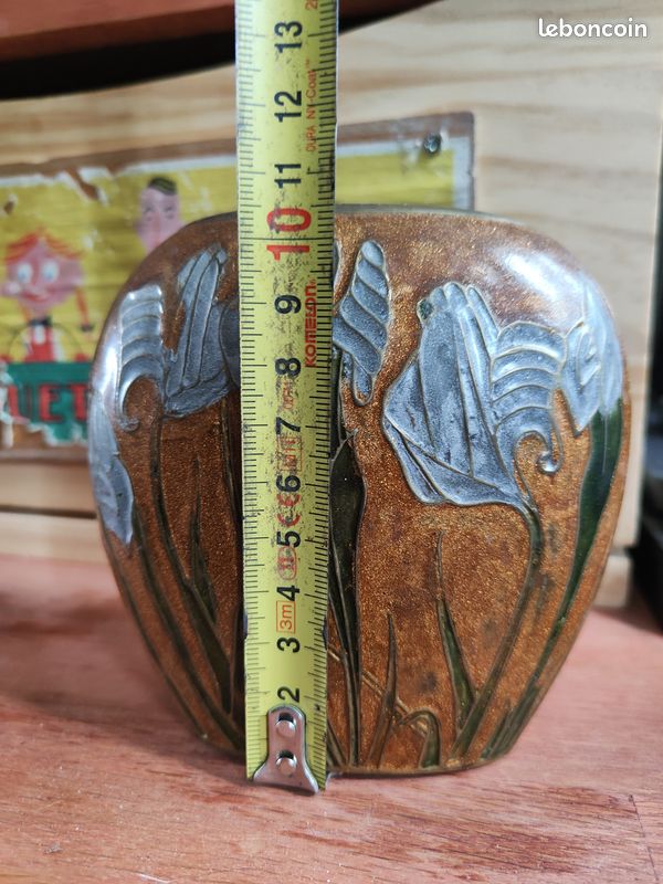 Vase en laiton émaillés (image 8)