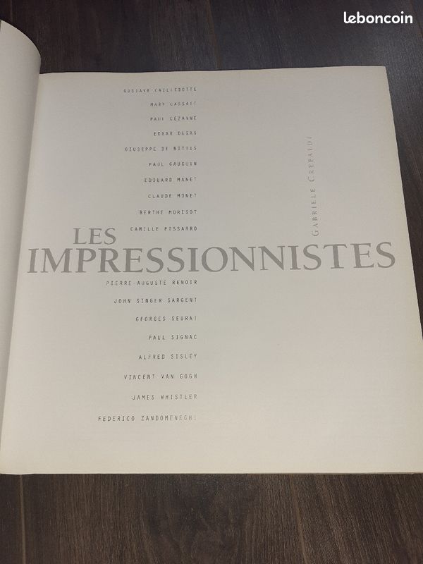 Livre les impressionnistes (image 10)