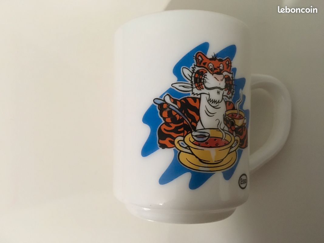 Mug Arcopal blanc vintage Tigre esso neuf (image 2)