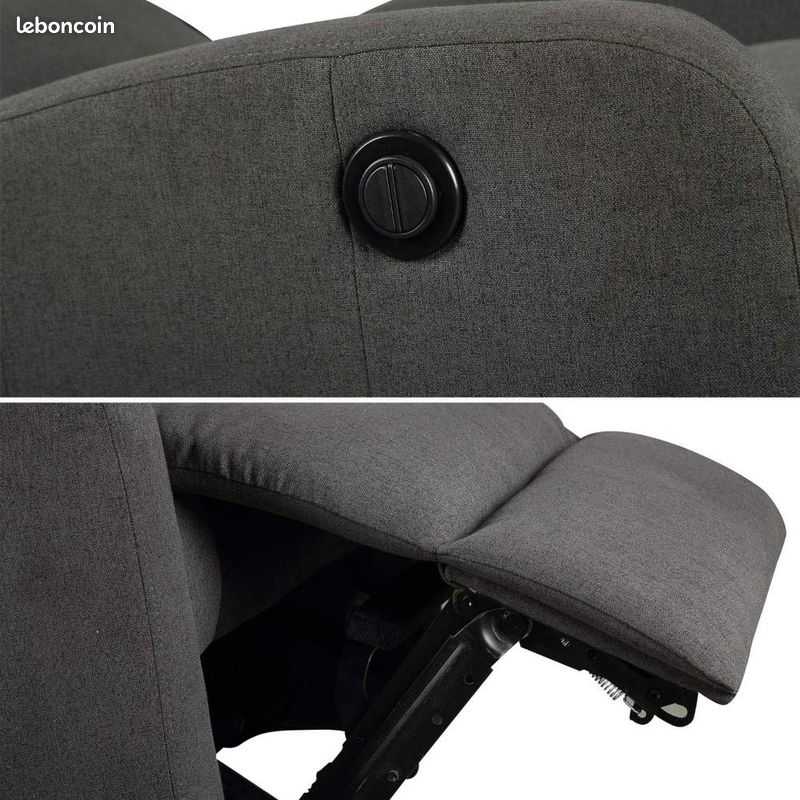 Fauteuil électrique inclinable. Inclinaison électrique et Repose-Pieds -NEUF- Livraison gratuite (image 5)