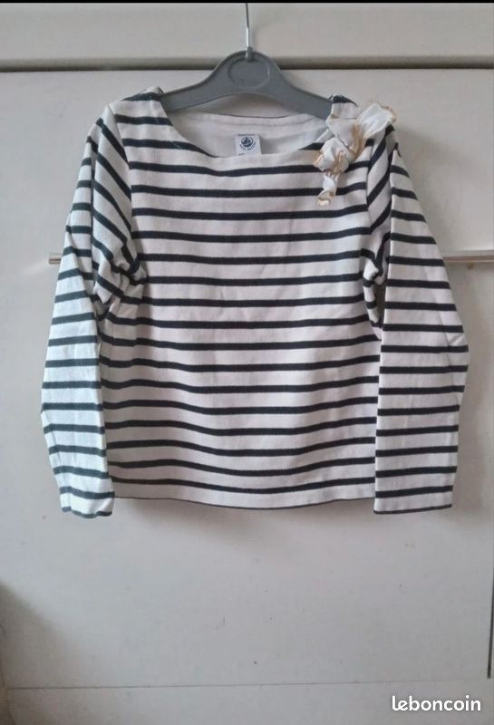 Pull marinière fille.petit bateau - Vêtements