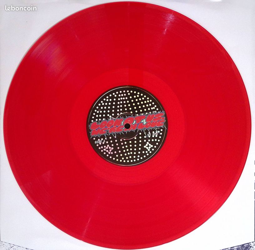 Frank ocean look at us we’re in love 2lp vinyles rouges & poster (image 3)