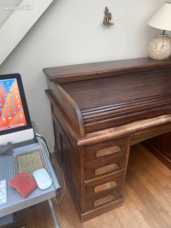 Bureau américain Roll Top (image 4)