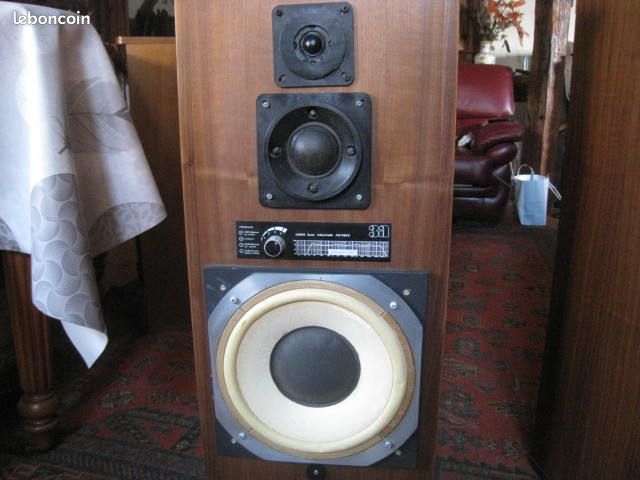 Paire D’enceintes 3A Adagio Infini – Vintage, Fonctionnement Parfait, Avec Fil