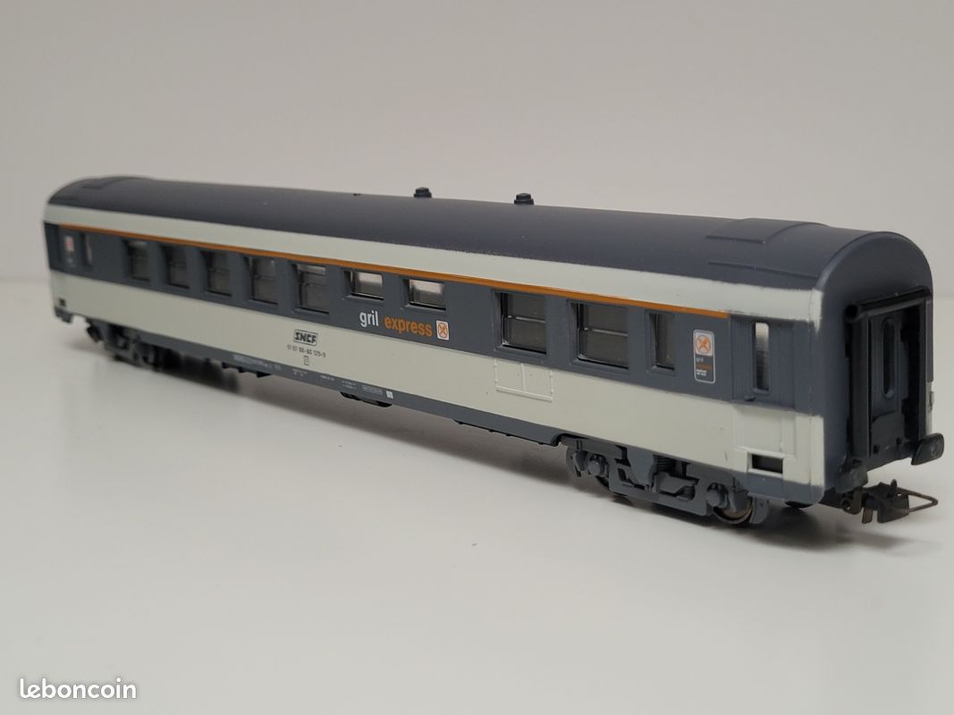 Train wagon N°540100 Voiture SNCF GRILL EXPRESS CORAIL Jouef Ho (image 7)