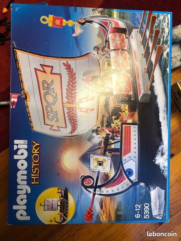 Bateau romain playmobil avec boîte (image 5)