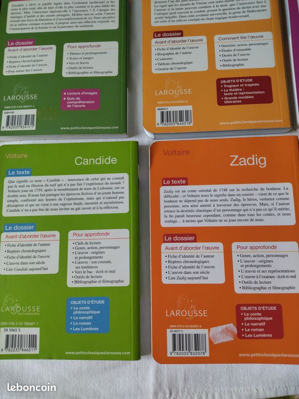 Petits classiques Larousse à l'unité ou en lot (image 5)