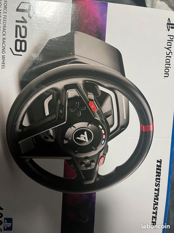 Volant 128 thrustmaster pour pc et ps5 (image 1)