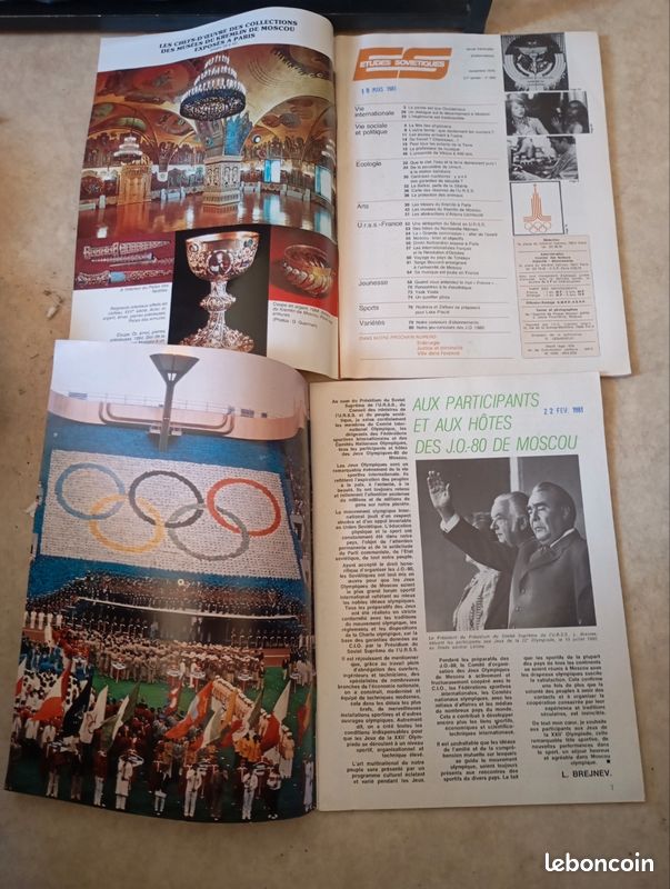 Magazine L'Equipe Spécial JO Moscou 1980 – Édition Originale – Russie