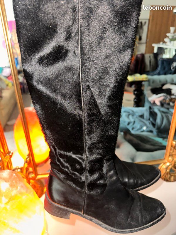 Bottes cuir naturel (image 6)
