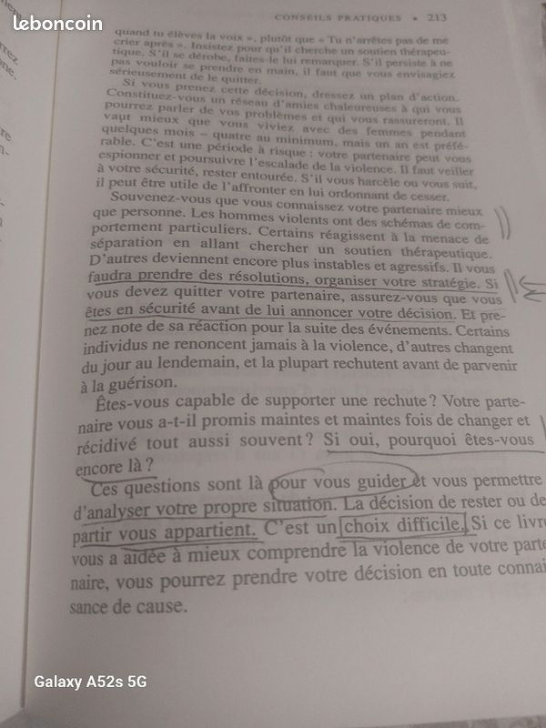 Livre "De la violence dans le couple" Bayard Éditions (image 4)