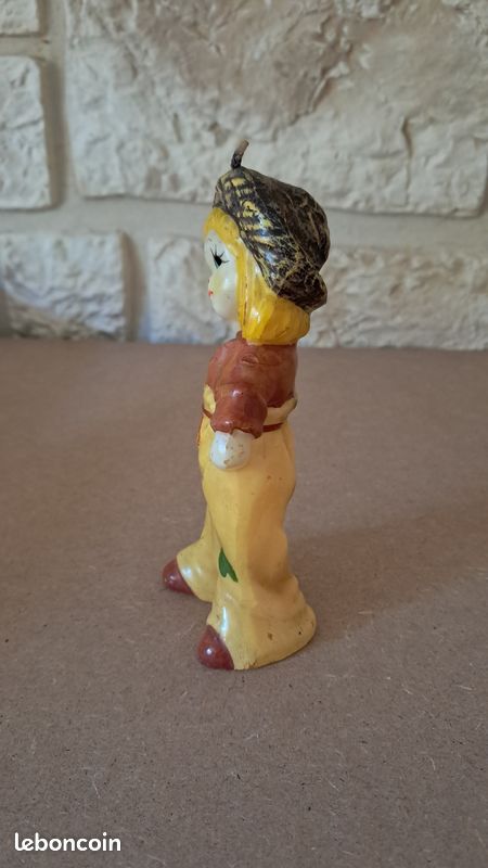 Bougie figurine vintage années 70 - Petit vagabond (image 2)