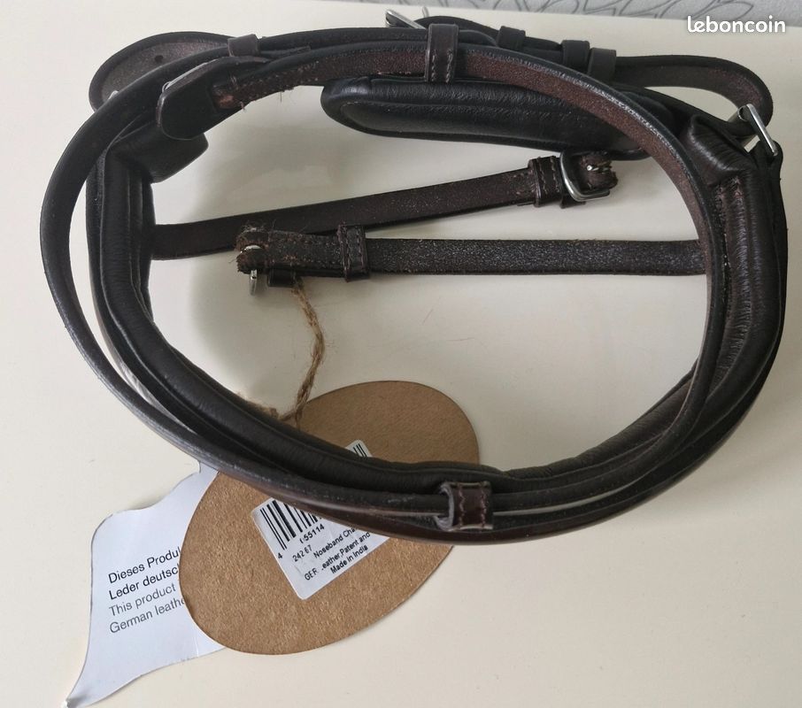 Noseband cuir poney neuf (image 2)