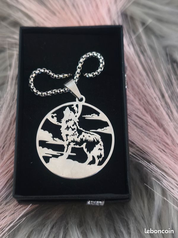 Collier homme / femme en acier inoxydable (image 1)